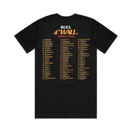4th Wall Black Tour Tee
