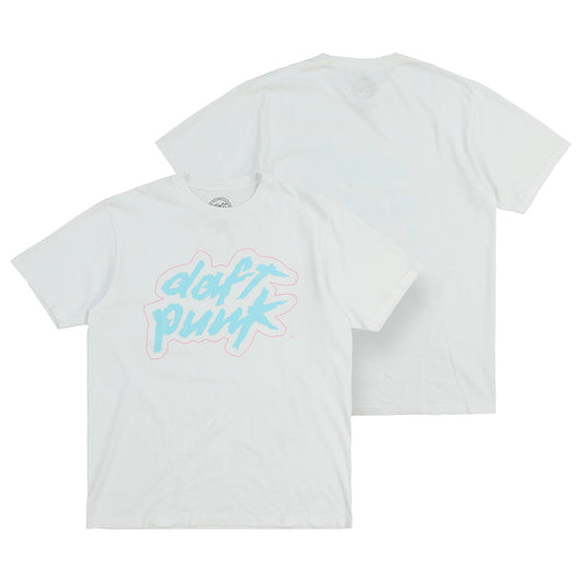 DAFT PUNK LOGO WHITE TEE