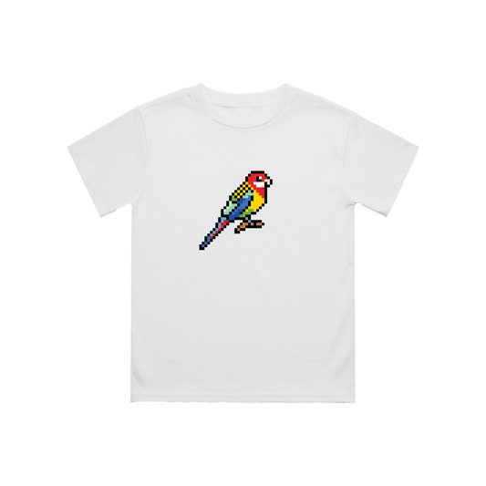 Eastern Rosellas White T-Shirt (Youth)