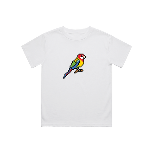 Eastern Rosellas White T-Shirt (Youth)