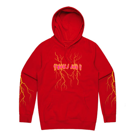 RED LIGHTNING HOODIE