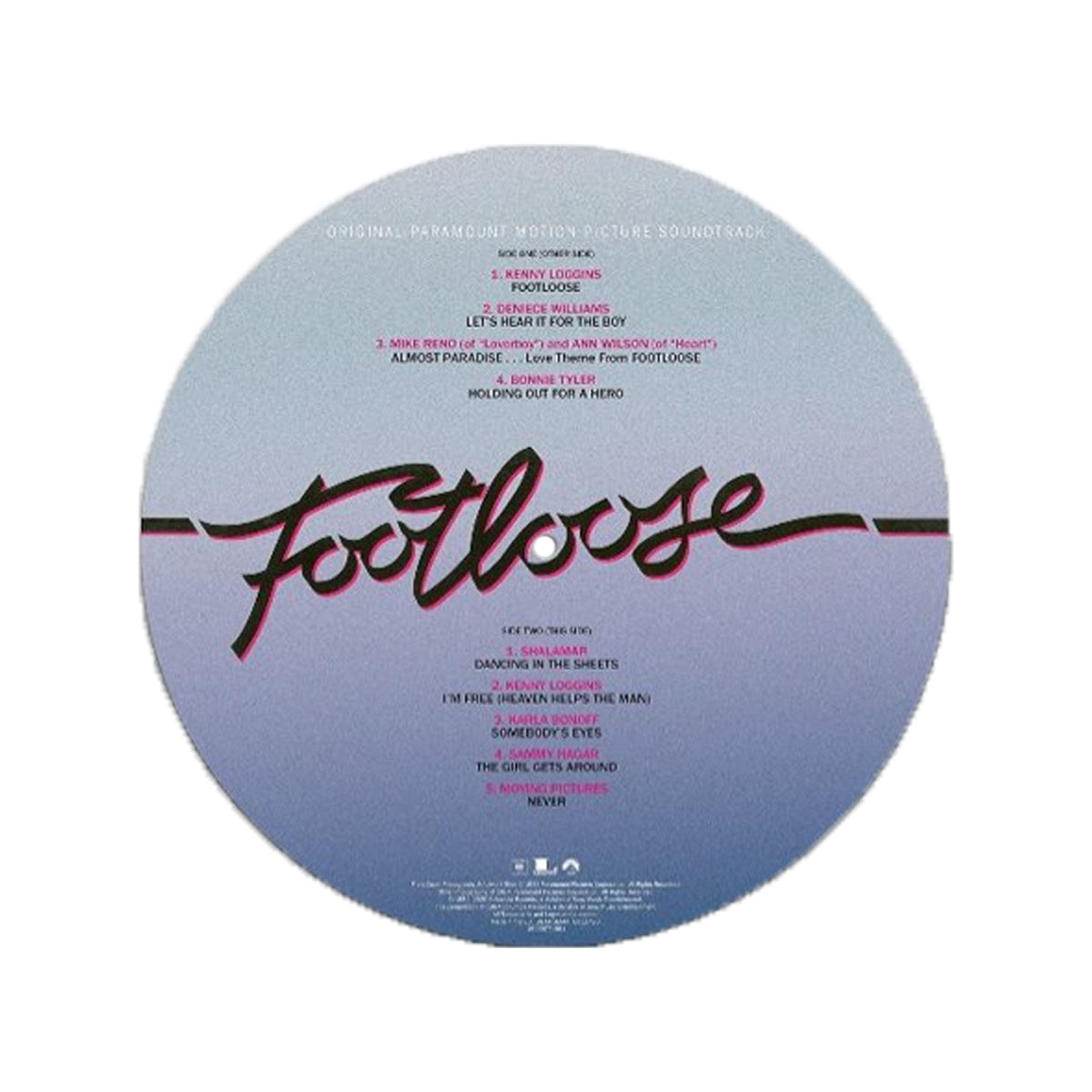 FOOTLOOSE (ORIGINAL MOTION PICTURE SOUNDTRACK) - PICTURE DISC VINYL