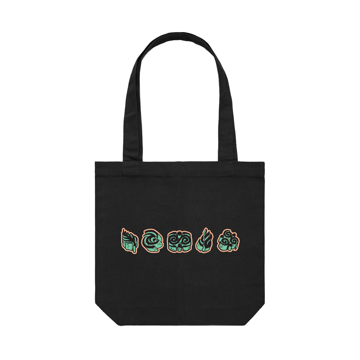 Snakes Tote (Black)