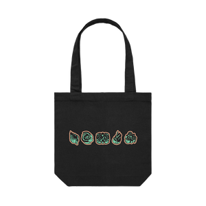 Snakes Tote (Black)