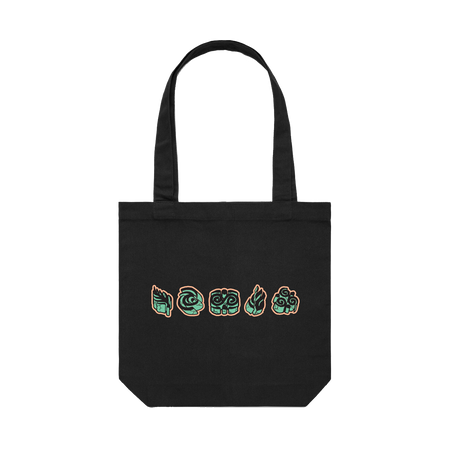 Snakes Tote (Black)