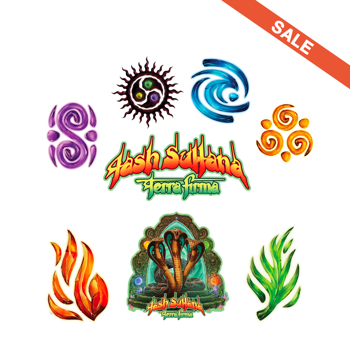 Terra Firma Sticker Set