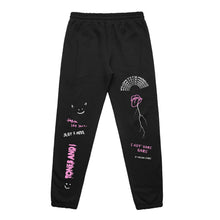 Load image into Gallery viewer, WTTM Black Sweatpants