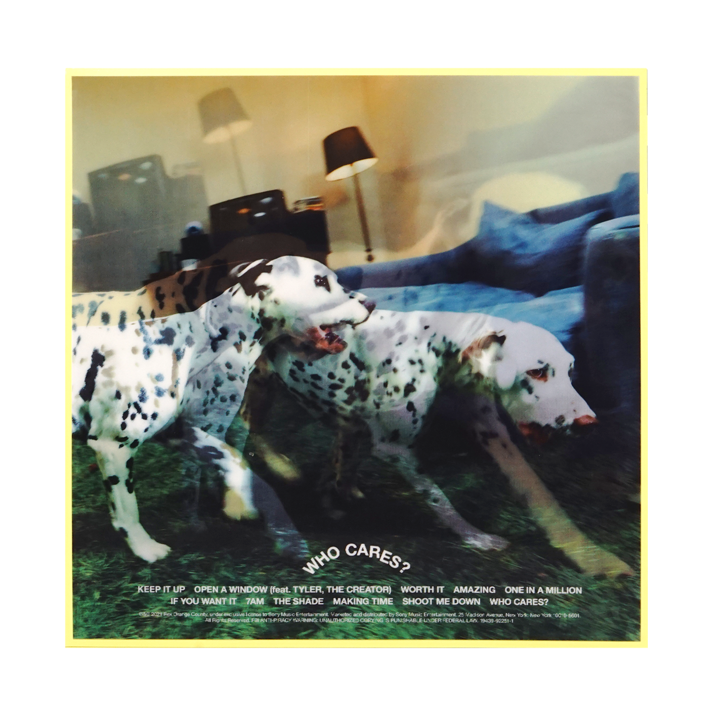WHO CARES LENTICULAR VINYL